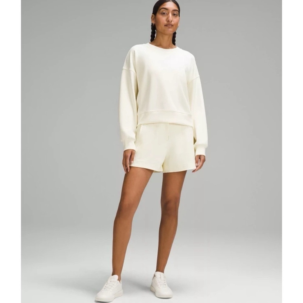 Lululemon Perfectly Oversized Crop Crew Softstreme Sweatshirt Sundance 10 NWT - Picture 3 of 10